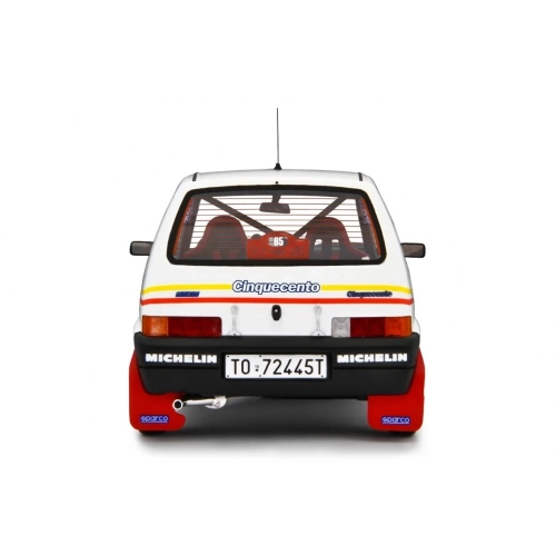 FIAT CINQUECENTO TROFEO N.65 RALLY MONTE CARLO 1993 1:18 Laudo Racing Auto Rally Modellino