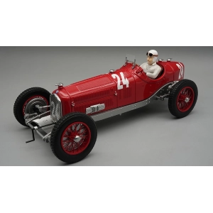 ALFA ROMEO P3 TIPO B N.24 MONZA GP 1932 T.NUVOLARI WITH DRIVER 1:18 Tecnomodel Formula 1 Modellino