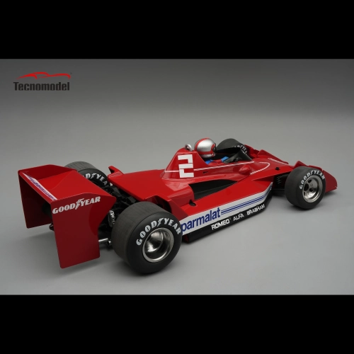 BRABHAM BT45C N.2 BRAZILIAN GP 1978 J.WATSON WITH DRIVER 1:18 Tecnomodel Formula 1 Modellino
