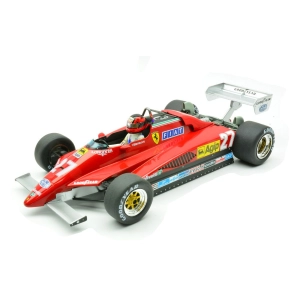 FERRARI 126C2 N.27 BELGIAN GP 1982 G.VILLENEUVE 1:18 ModelCarGroup Formula 1 Modellino