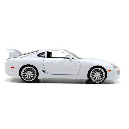 BRIAN'S TOYOTA SUPRA 1995 FAST & FURIOUS WHITE 1:24 Jada Toys Movie Modellino