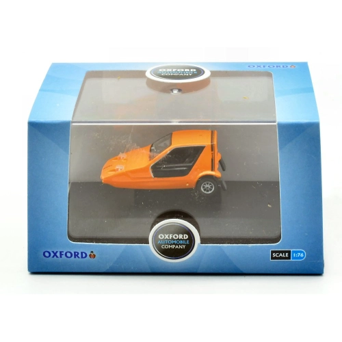 BOND BUG ORANGE 1:76 Oxford Movie Modellino