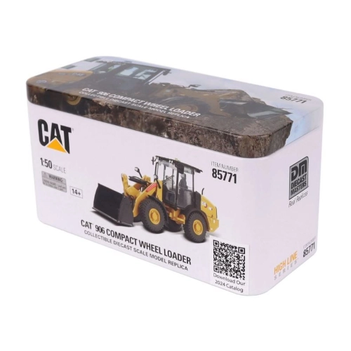 CAT 906 COMPACT WHEEL LOADER 1:50 Diecast Master Mezzi Industriali Modellino