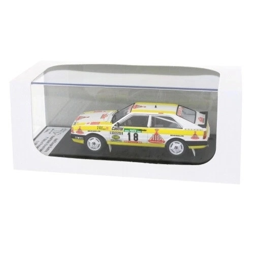 AUDI QUATTRO SPORT N.18 RALLY OF PORTUGAL 1987 STOHL-ROHRINGER 1:43 Trofeu Auto Rally Modellino