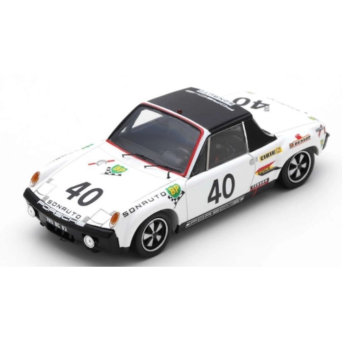PORSCHE 914/6 N.40 6TH LM 1970 G.CHQSSEUIL-C.BALLOT LENA 1:18 Spark Model Auto Competizione Modellino
