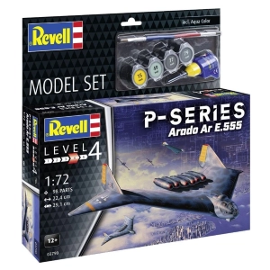 MODEL SET ARADO AR E.555 P-SERIES KIT 1:72 Revell Kit Aerei Modellino