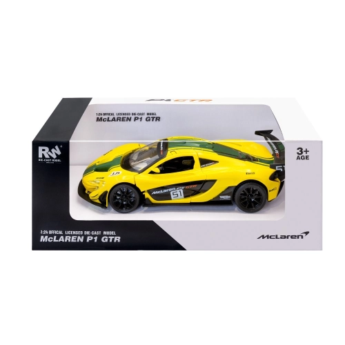 MC LAREN P1 GTR N.51 YELLOW/GREEN 1:24 RE.EL.Toys Auto Competizione Modellino