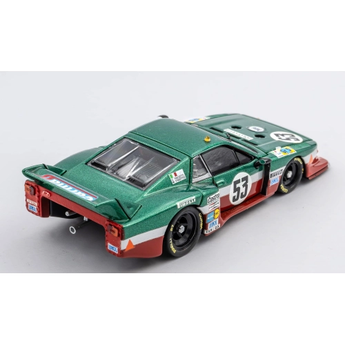 LANCIA BETA MONTECARLO TURBO N.53 24H LE MANS 1980 FACETTI-FINOTTO 1:43 Best Model Auto Competizione Modellino