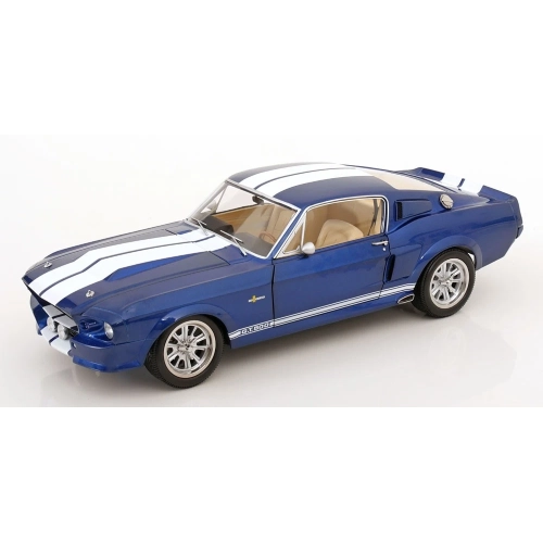 FORD MUSTANG SHELBY GT500 1967 BLUE/WHITE 1:12 KK Scale Auto Stradali Modellino