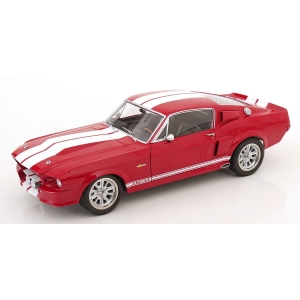 FORD MUSTANG SHELBY GT500 1967 RED/WHITE 1:12 KK Scale Auto Stradali Modellino