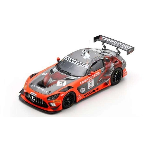MERCEDES GT3 N.4 WINNER PRO-AM CLASS 24 H SPA 2024 KURTZ-JAMES-BRAUN-CATSBURG 1:18 Spark Model Auto Competizione Modellino