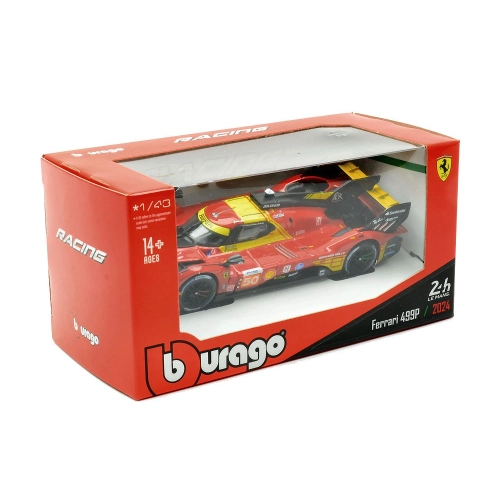 FERRARI 499P N.50 WINNER LE MANS 2024 FUOCO-NIELSEN-MOLINA 1:43 Burago Auto Competizione Modellino