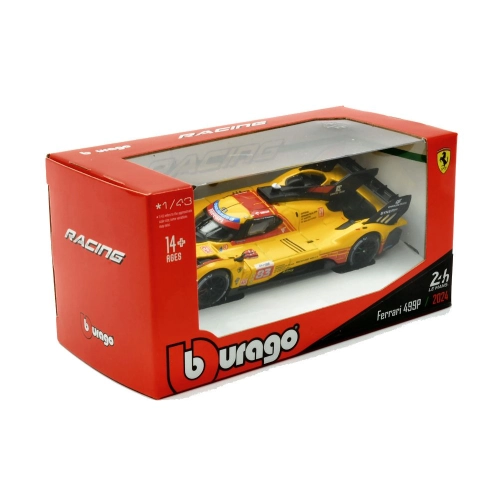 FERRARI 499P N.83 24H LE MANS 2024 KUBICA-YIFEI-SCARCMAN 1:43 Burago Auto Competizione Modellino