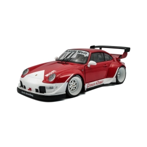 PORSCHE 911 993 RWB BODYKIT PORCO ROSSO COUPE 2020 WHITE/RED 1:18 Solido Auto Competizione Modellino