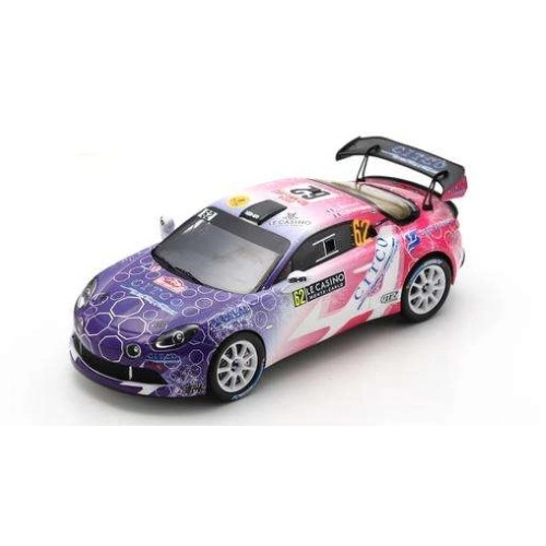 ALPINE A110 N.62 3RD RGT RALLY MONTE CARLO 2024 BERARD-BERNABO 1:43 Spark Model Auto Rally Modellino