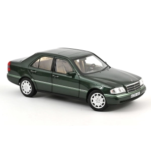 MERCEDES C-CLASS 1993 MALACHIT GREEN 1:18 Norev Auto Stradali Modellino