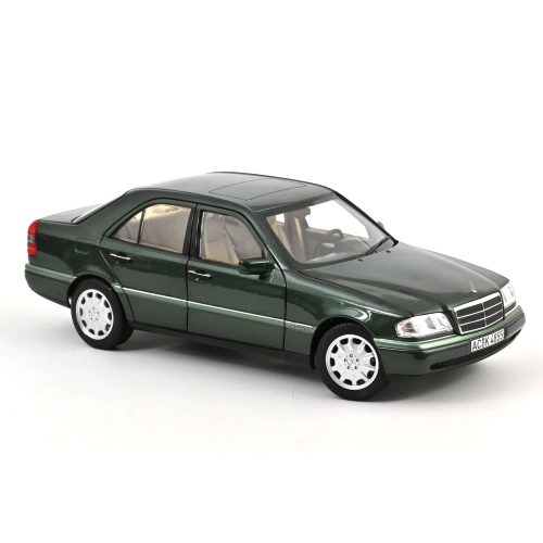 MERCEDES C-CLASS 1993 MALACHIT GREEN 1:18 Norev Auto Stradali Modellino