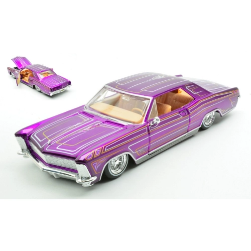 BUICK RIVIERA 1965 VIOLET 1:26 Maisto Auto Stradali Modellino