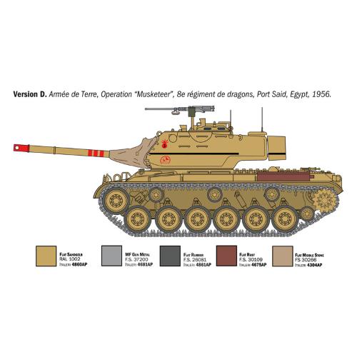 M47 PATTON KIT 1:35 Italeri Kit Mezzi Militari Modellino