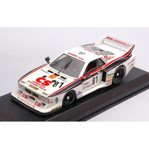 LANCIA BETA TURBO N.81 5th MONZA 1982 CASONI-CASTELLANO 1:43 Best Model Auto Competizione Modellino
