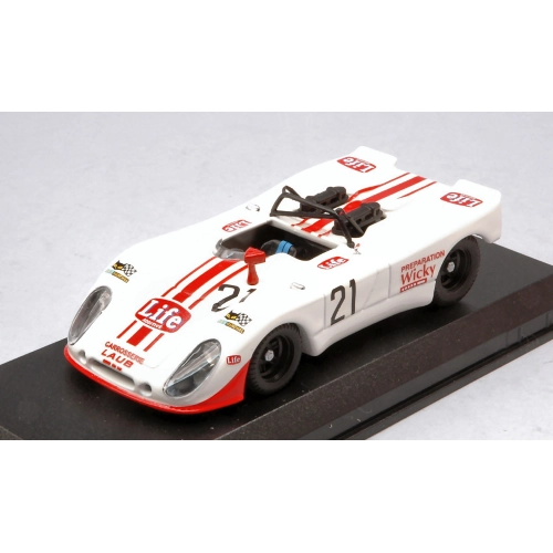 PORSCHE 908 FLUNDER N.21 MONZA 1971 1:43 Best Model Auto Competizione Modellino