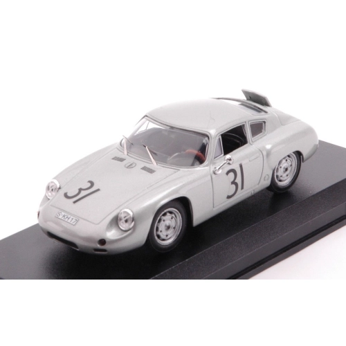 PORSCHE ABARTH N.31 NURBURGRING 1960 GREGER/LINGE 1:43 Best Model Auto Competizione Modellino