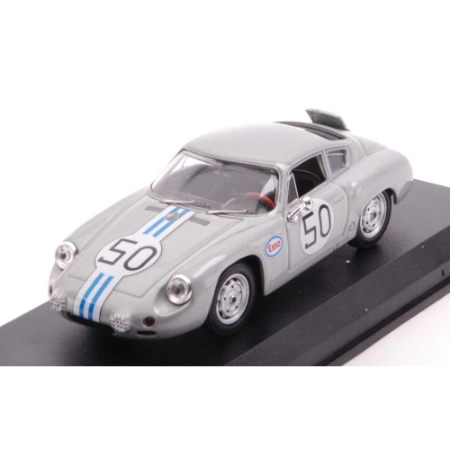 PORSCHE CARRERA ABARTH N.50 AUDUSTA GT RACE 1964 C.CASSEL 1:43 Best Model Auto Competizione Modellino