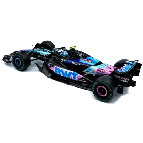 ALPINE A524 N.10 BRAZILIAN GP 2024 P.GASLY 1:18 Solido Formula 1 Modellino