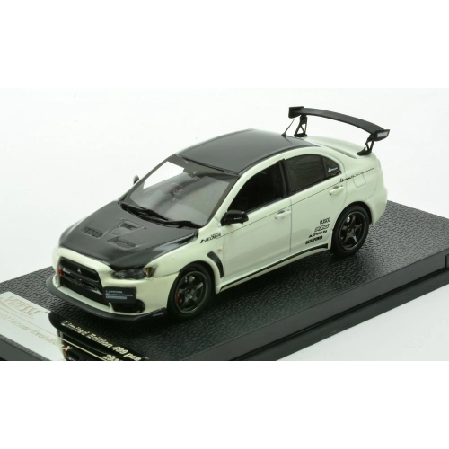 MITSUBISHI LANCER EVO X 2011 PEARL WHITE 1:43 Vitesse Auto Stradali Modellino