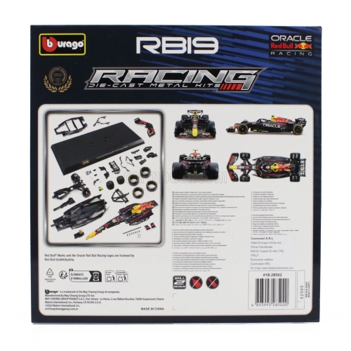RED BULL RB19 N.11 SERGIO PEREZ 2023 KIT 1:24 Burago Kit Auto Modellino