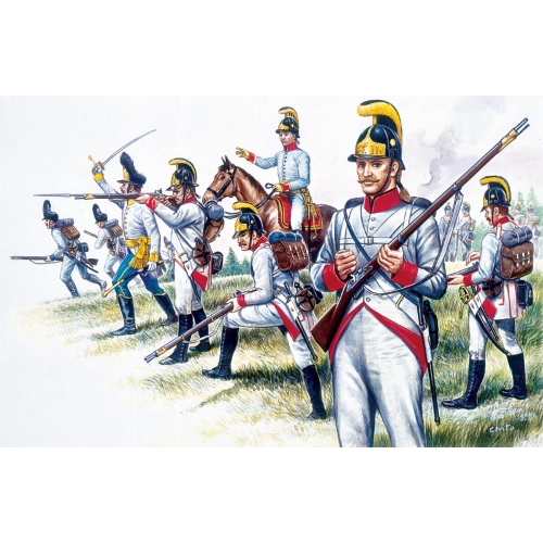 AUSTRIAN INFANTRY NAPOLEONIC WARS KIT 1:72 Italeri Kit Figure Militari Modellino