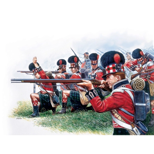GRENADIERS HIGHLINDER INFANTRY KIT 1:72 Italeri Kit Figure Militari Modellino