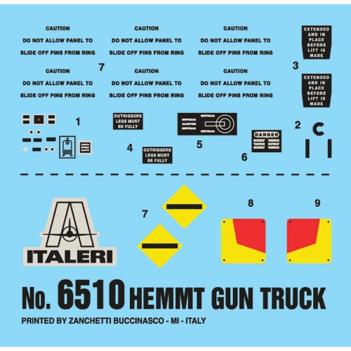 HEMTT GUN TRUCK KIT 1:35 Italeri Kit Mezzi Militari Modellino