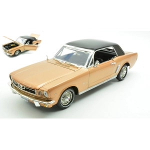 FORD MUSTANG 1964 HARD TOP GOLD 1:18 MotorMax Auto Stradali Modellino