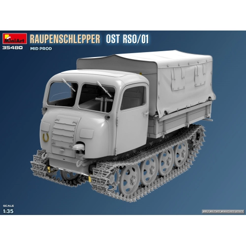 RAUPENSCHLEPPER OST RSO/01 MID PROD.KIT 1:35 Miniart Kit Mezzi Militari Modellino