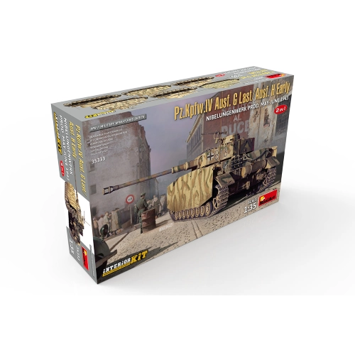 Pz.Kpfw.IV Ausf.G-LAST/H-Early KIT 1:35 Miniart Kit Mezzi Militari Modellino