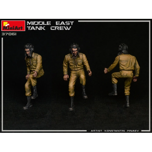 MIDDLE EAST TANK CREW 1960-70s KIT 1:35 Miniart Kit Figure Militari Modellino