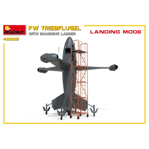 FW TRIEBFLUGEL WITH BOARDING LADDER KIT 1:35 Miniart Kit Mezzi Militari Modellino