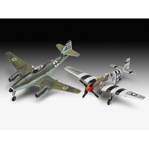 ME262 & P-51B COMBAT SET KIT 1:72 Revell Kit Aerei Modellino