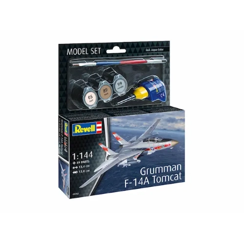 MODEL SET GRUMMAN F-14A TOMCAT KIT 1:144 Revell Kit Aerei Modellino
