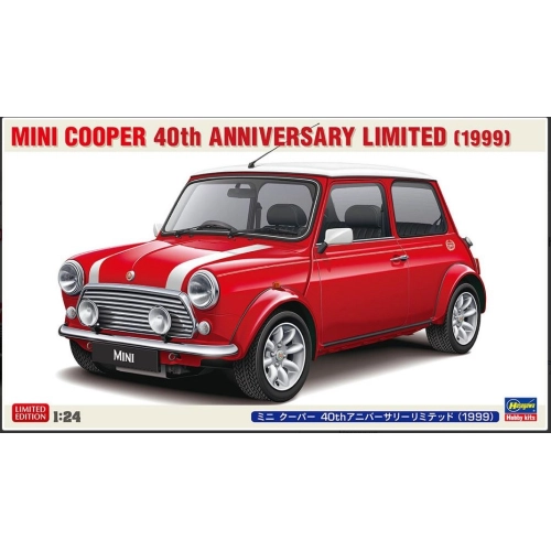 MINI COOPER 40 1999 KIT 1:24 Hasegawa Kit Auto Modellino