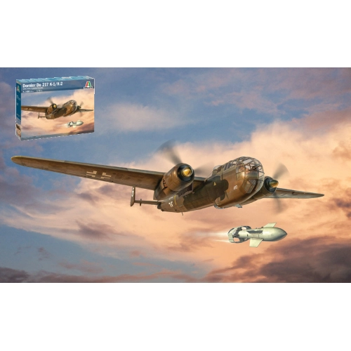 DO 217K WITH FRITZ X KIT 1:72 Italeri Kit Aerei Modellino