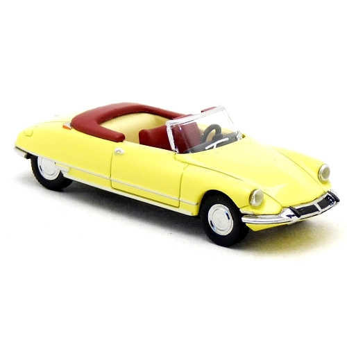 CITROEN DS CABRIO 1963 LIGHT YELLOW 1:87 Brekina Auto Stradali Modellino