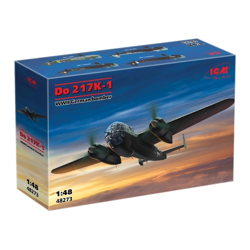 DO 217K-1 WWII GERMAN BOMBER KIT 1:48 ICM Kit Aerei Modellino