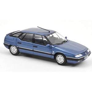 CITROËN XM 1995 BUCKINGHAM BLUE 1:43 Norev Auto Stradali Modellino