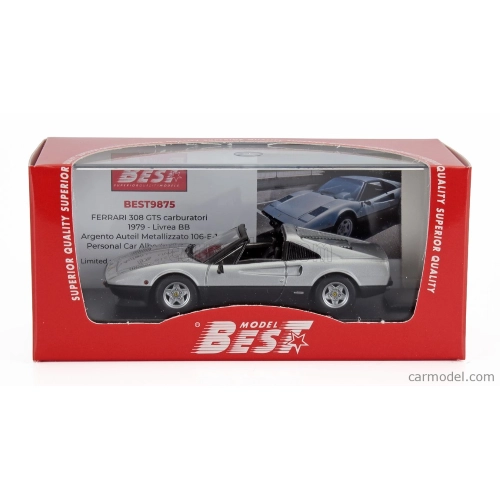 FERRARI 308 GTS 4V PERSONAL CAR ALBERTO MANTOVANI IMMUNOLOGO 1:43 Best Model Auto Stradali Modellino