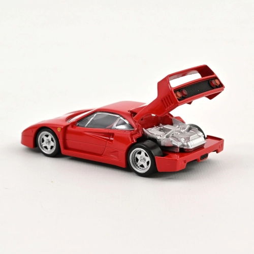 FERRARI F40 1987 RED JET-CAR 1:43 Norev Auto Stradali Modellino