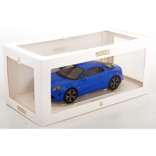 ALPINE A110 PURE 2018 ALPINE BLUE 1:18 Norev Auto Stradali Modellino