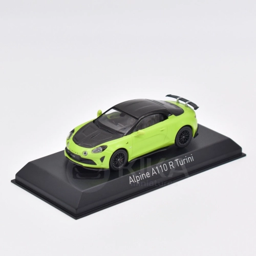 ALPINE A110 R TURINI COUPE 2025 MATTE ACIDE GREEN 1:43 Norev Auto Stradali Modellino
