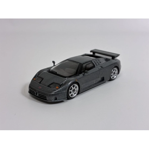 BUGATTI EB110 SUPER SPORT 1995 GRIGIO SCURO 1:64 Mini GT Auto Stradali Modellino